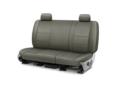 Covercraft Precision Fit Seat Covers Leatherette Custom Second Row Seat Cover; Medium Gray (20-25 Jeep Gladiator JT)
