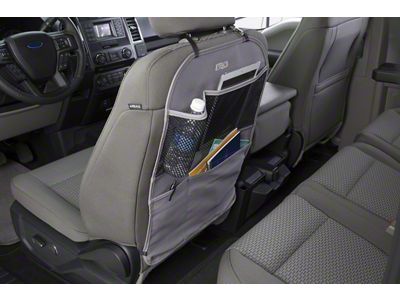 Covercraft Polycotton Seatback Organizer; Gray (Universal; Some Adaptation May Be Required)