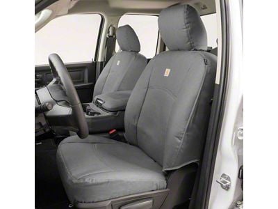 Covercraft Carhartt PrecisionFit Custom Second Row Seat Covers; Gravel (18-25 Jeep Wrangler JL 4-Door, Excluding 4xe)