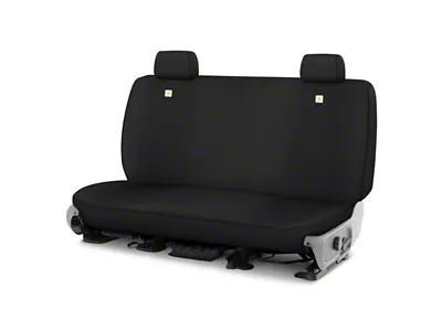 Covercraft Carhartt Super Dux SeatSaver Custom Second Row Seat Covers; Black (18-25 Jeep Wrangler JL 2-Door)