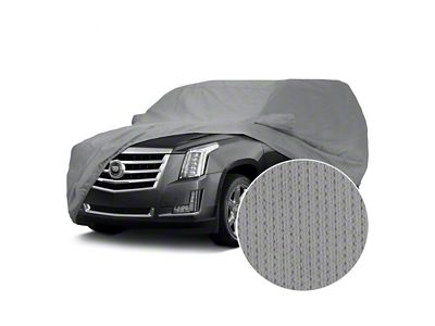Covercraft Custom Car Covers 3-Layer Moderate Climate Car Cover; Gray (87-95 Jeep Wrangler YJ w/ Hard Top)