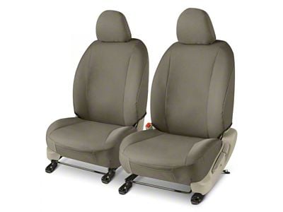 Covercraft Precision Fit Seat Covers Endura Custom Front Row Seat Covers; Charcoal (18-25 Jeep Wrangler JL 2-Door)