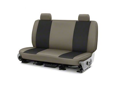 Covercraft Precision Fit Seat Covers Endura Custom Second Row Seat Cover; Black/Charcoal (18-25 Jeep Wrangler JL 2-Door)