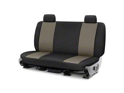Covercraft Precision Fit Seat Covers Endura Custom Second Row Seat Cover; Charcoal/Black (76-78 Jeep CJ7)