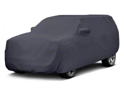 Covercraft Custom Car Covers Form-Fit Car Cover; Charcoal Gray (87-95 Jeep Wrangler YJ)
