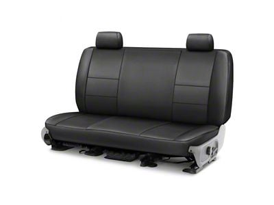 Covercraft Precision Fit Seat Covers Leatherette Custom Second Row Seat Cover; Black (11-12 Jeep Wrangler JK 2-Door)