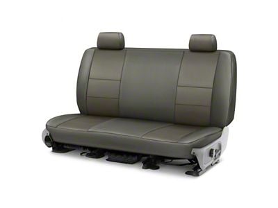 Covercraft Precision Fit Seat Covers Leatherette Custom Second Row Seat Cover; Stone (79-91 Jeep CJ7 & Wrangler YJ)