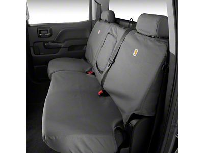 Covercraft SeatSaver Custom Second Row Seat Cover; Carhartt Gravel (21-25 Jeep Wrangler JL 4xe)