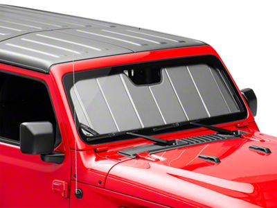 Covercraft UVS100 Heat Shield Custom Sunscreen; Silver (18-25 Jeep Wrangler JL)