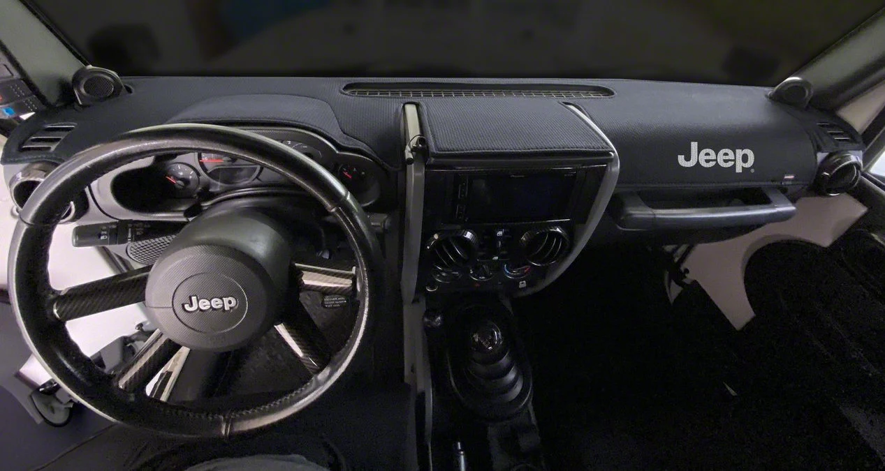 Covercraft Ltd Edition Jeep Wrangler Custom Dash Cover with Jeep Logo