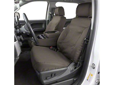 Covercraft Seat Saver Waterproof Polyester Custom Second Row Seat Cover; Taupe (21-25 Bronco Sport)