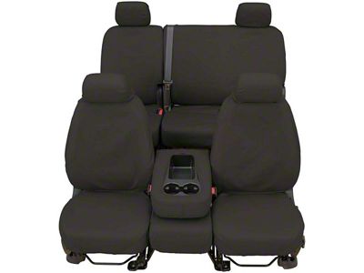Covercraft Seat Saver Waterproof Polyester Custom Front Row Seat Covers; Gray (13-18 Jeep Wrangler JK)
