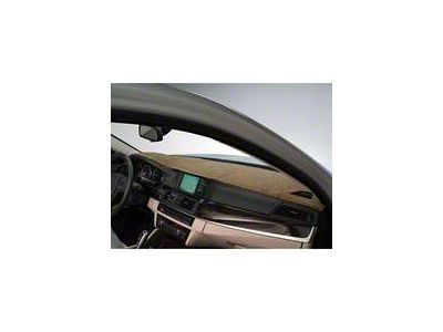 Covercraft SuedeMat Custom Dash Cover; Beige (22-25 Jeep Grand Cherokee WL 4xe w/ Heads Up Display & McIntosh Audio System)