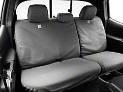 Covercraft SeatSaver Second Row Seat Cover; Carhartt Gravel (16-23 Tacoma Double Cab)