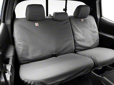 Covercraft SeatSaver Second Row Seat Cover; Carhartt Gravel (16-23 Tacoma Double Cab)