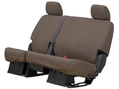 Covercraft Seat Saver Polycotton Custom Second Row Seat Cover; Misty Gray (16-23 Tacoma Double Cab)