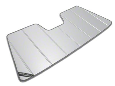 Covercraft UVS100 Heat Shield Custom Sunscreen; Silver (18-23 Tacoma w/o GoPro Mounted to Windshield)