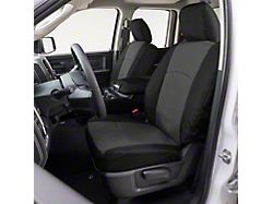 Covercraft Precision Fit Seat Covers Endura Custom Front Row Seat Covers; Charcoal/Black (17-24 Titan w/ Bucket Seats)