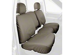 Covercraft Seat Saver Polycotton Custom Front Row Seat Covers; Wet Sand (10-15 Titan w/ Bench Seat)