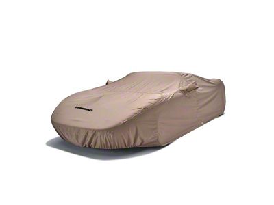 Covercraft Custom Car Covers WeatherShield HP Car Cover; Taupe (22-25 Tundra)
