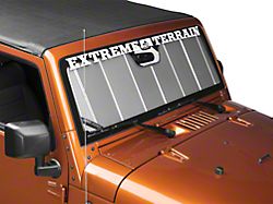 Covercraft UVS100 Heat Shield Custom Sunscreen; Silver (07-18 Jeep Wrangler JK)