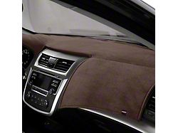 Covercraft VelourMat Custom Dash Cover; Cocoa (14-23 Jeep Cherokee KL w/ Climate & Light Sensors)