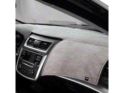Covercraft VelourMat Custom Dash Cover; Grey (77-86 Jeep CJ7 w/ Soft Top)