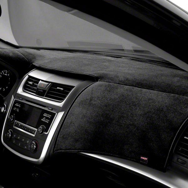 Dash Designs Custom Velour Dash Mat Cover For Toyota Tundra 2014-2021 - Black Tritex Velour
