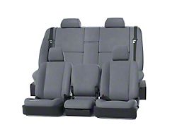 Covercraft Precision Fit Seat Covers Leatherette Custom Second Row Seat Cover; Medium Gray (84-96 Jeep Cherokee XJ 4-Door)