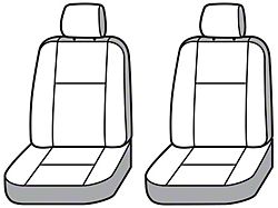 Covercraft Seat Saver Polycotton Custom Front Row Seat Covers; Charcoal (22-25 Jeep Grand Cherokee WL Altitude, Altitude X, Limimted, Overland)