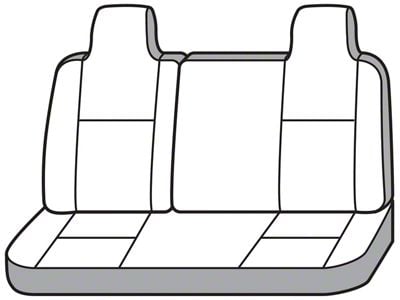 Covercraft Seat Saver Waterproof Polyester Custom Second Row Seat Cover; Gray (08-10 Jeep Grand Cherokee WK)