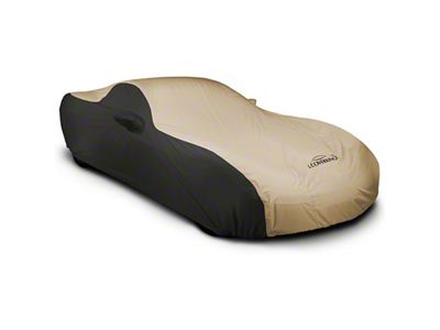 Coverking Stormproof Car Cover with Front Fender Antenna Pocket; Black/Tan (21-25 Bronco 4-Door w/o Roof Rails, Excluding Raptor)