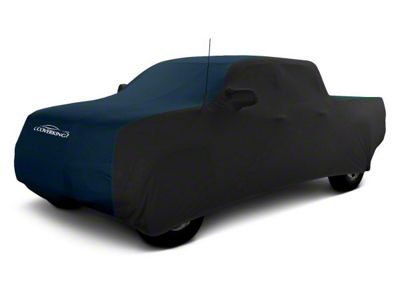 Coverking Satin Stretch Indoor Car Cover; Black/Dark Blue (20-25 Jeep Gladiator JT)