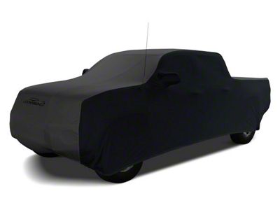 Coverking Satin Stretch Indoor Car Cover; Black/Dark Gray (20-25 Jeep Gladiator JT)