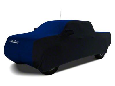 Coverking Satin Stretch Indoor Car Cover; Black/Impact Blue (20-25 Jeep Gladiator JT)