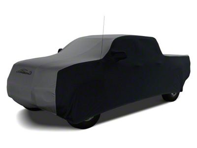 Coverking Satin Stretch Indoor Car Cover; Black/Metallic Gray (20-25 Jeep Gladiator JT)