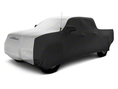 Coverking Satin Stretch Indoor Car Cover; Black/Pearl White (20-25 Jeep Gladiator JT)