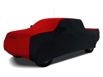 Coverking Satin Stretch Indoor Car Cover; Black/Red (20-25 Jeep Gladiator JT)
