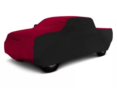 Coverking Stormproof Car Cover; Black/Red (20-25 Jeep Gladiator JT)
