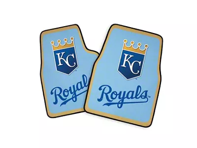 Coverking Printed Floor Mats with Kansas City Royals Logo (Universal; Some Adaptation May Be Required)