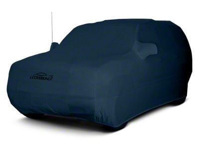 Coverking Satin Stretch Indoor Car Cover; Dark Blue (87-95 Jeep Wrangler YJ Islander)