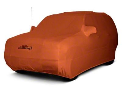 Coverking Satin Stretch Indoor Car Cover; Inferno Orange (87-95 Jeep Wrangler YJ Islander)