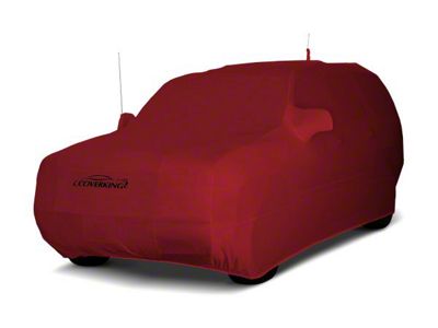 Coverking Satin Stretch Indoor Car Cover; Pure Red (04-06 Jeep Wrangler TJ Unlimited)