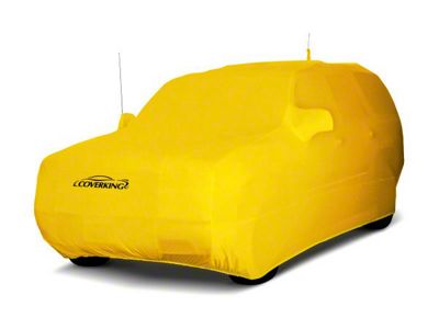 Coverking Satin Stretch Indoor Car Cover; Velocity Yellow (04-06 Jeep Wrangler TJ Unlimited)