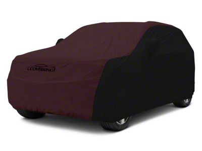 Coverking Stormproof Car Cover; Black/Wine (18-25 Jeep Wrangler JL 4-Door)