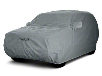 Coverking Triguard Indoor/Light Weather Car Cover; Gray (18-25 Jeep Wrangler JL 4-Door w/ Fastback Soft Top)