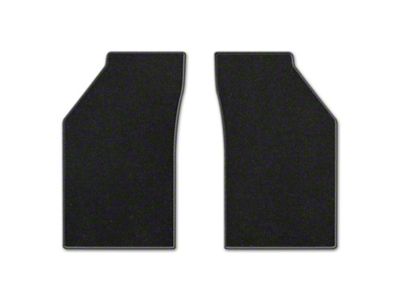 Coverking Premium Plush Designer Front Floor Mats; Black (22-25 Tundra CrewMax)