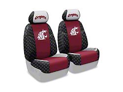 Coverking Washington State University Front Seat Covers (14-18 Jeep Wrangler JK 4-Door)