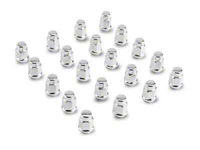 Chrome Acorn Lug Nut Kit; 3/4-Inch; Set of 20 (20-25 Jeep Gladiator JT)