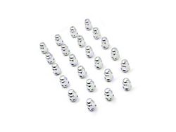 Chrome Acorn Lug Nut Kit; 13/16-Inch; Set of 23 (18-26 Jeep Wrangler JL)